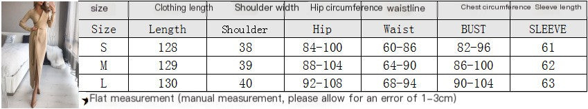 V-Neck Long Sleeve Dress - Black